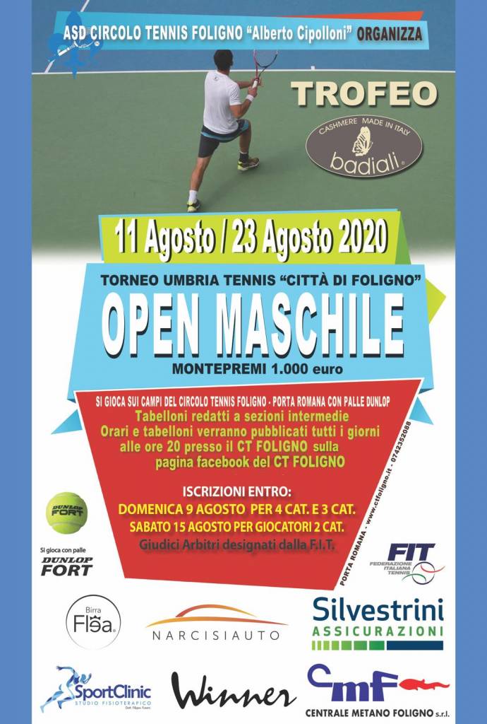 circolo tennis foligno torneo